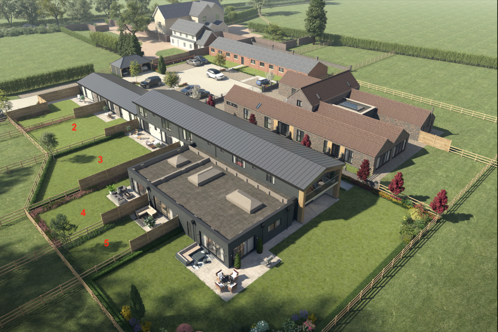 Only One Barn remaining The Old Coach House Development, Lynn Lane